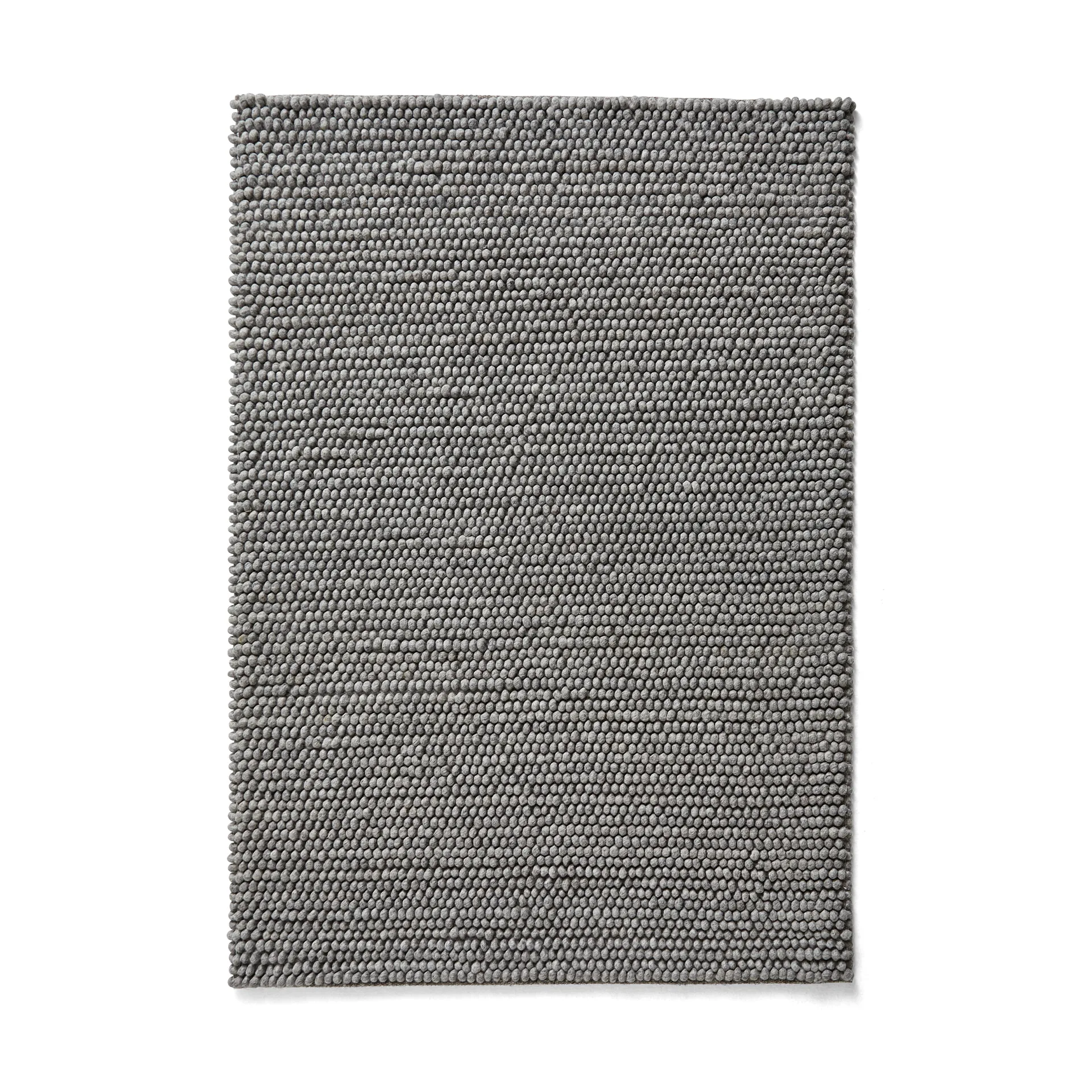 Peas wool rug 140x200 cm, Medium grey HAY