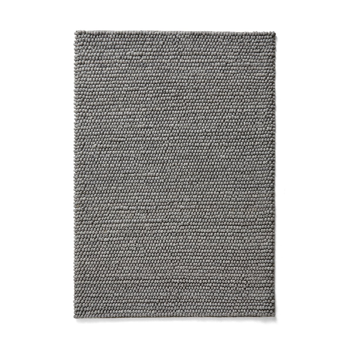 HAY Peas wool rug 140x200 cm Medium grey | Scandinavian Design | Wool rugs | Grey