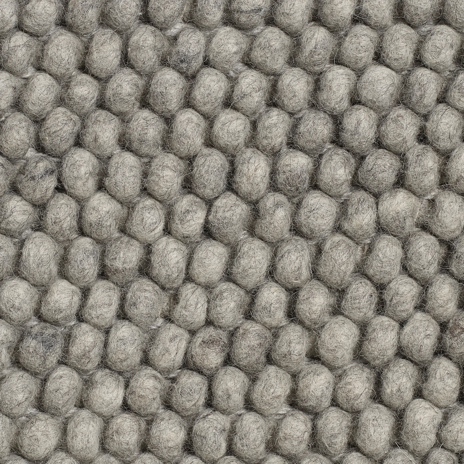 Peas wool rug 170x240 cm, Medium grey HAY