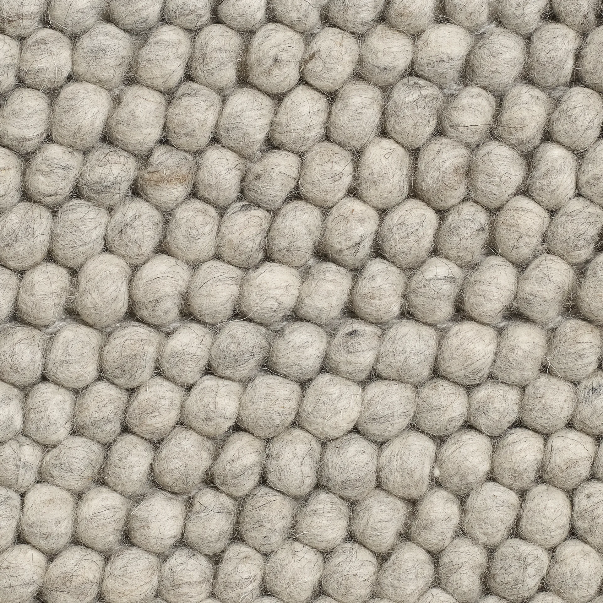 Peas wool rug 200x300 cm, Soft grey HAY