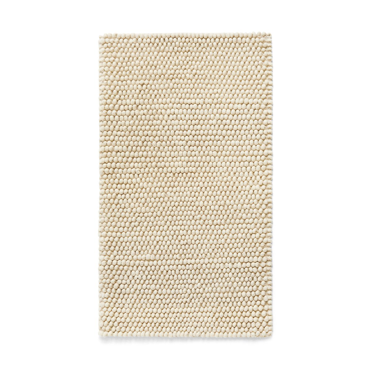 HAY Peas wool rug 80x140 cm Soft grey | Scandinavian Design | Wool rugs | Grey
