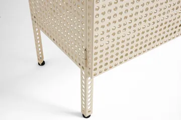Perforated Cabinet cabinet large - Eggshell - HAY
