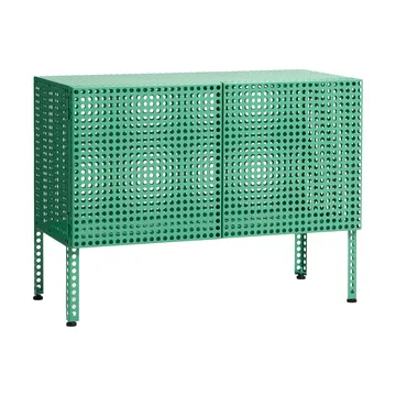 Perforated Cabinet skåp small - Soft jade - HAY