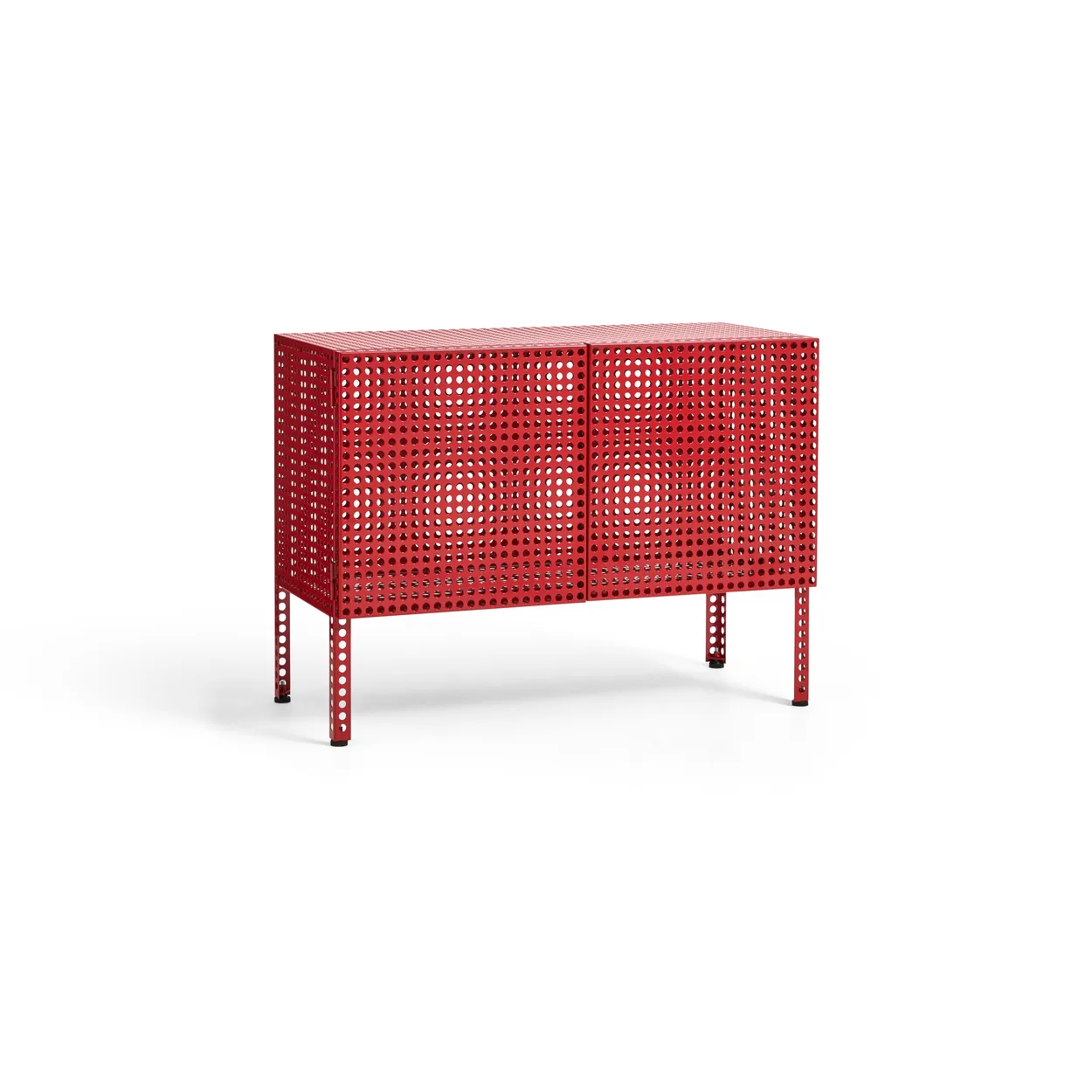 HAY Perforated Cabinet skåp small Wine red | Scandinavian Design | Display & glass cabinets | Red