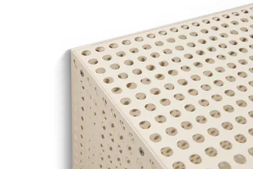 Perforated Cabinet wall cabinet small - Eggshell - HAY