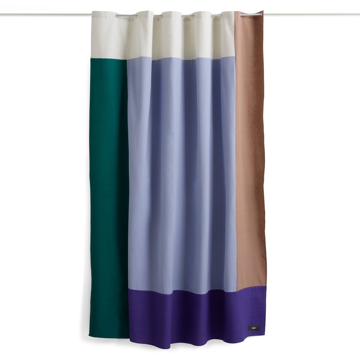 HAY Pivot shower curtain 180x200 cm Blue | Scandinavian Design | Shower curtains | Blue