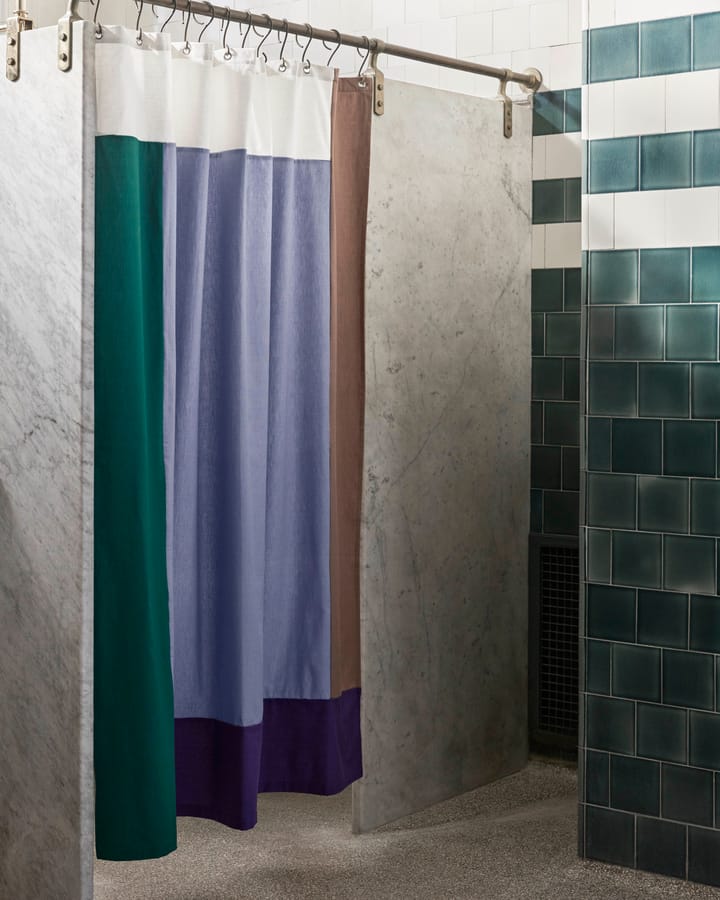 Pivot shower curtain 180x200 cm - Blue - HAY