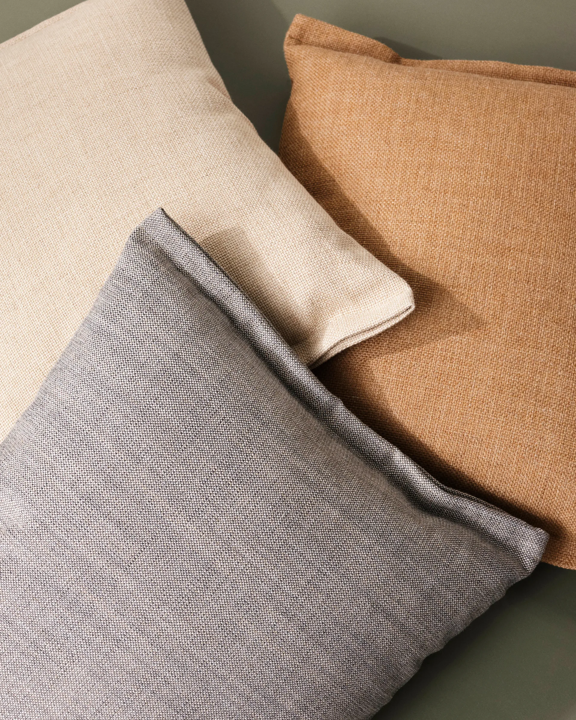 Plica structure cushion 55x60 cm, Salt pepper HAY