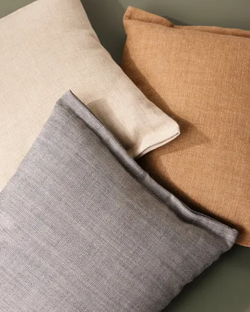 Plica structure cushion 55x60 cm - Salt pepper - HAY