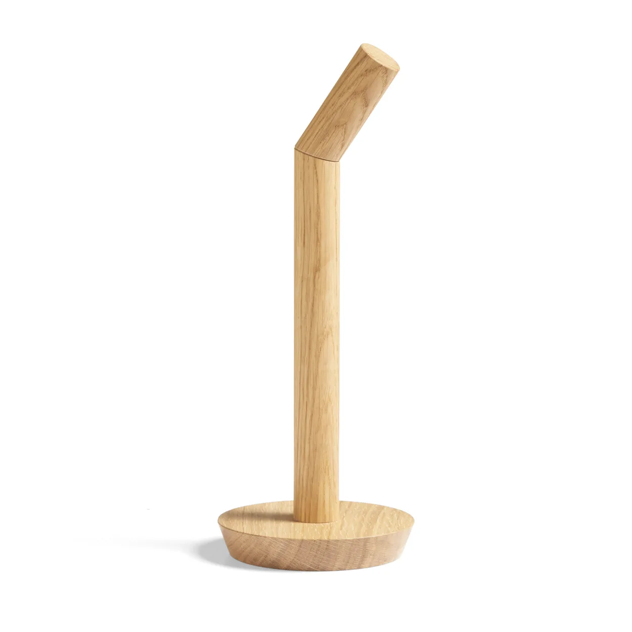HAY Porter kitchen paper roll oiled oak | Scandinavian Design | Kitchen towel holders | Beige