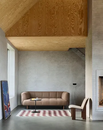 Pyro coffee table Ø45 cm - Black-black - HAY