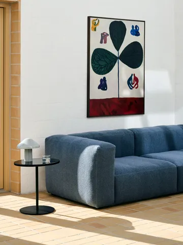 Pyro coffee table Ø45 cm - Black-black - HAY