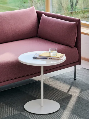 Pyro coffee table Ø45 cm - Eggshell-cream white - HAY