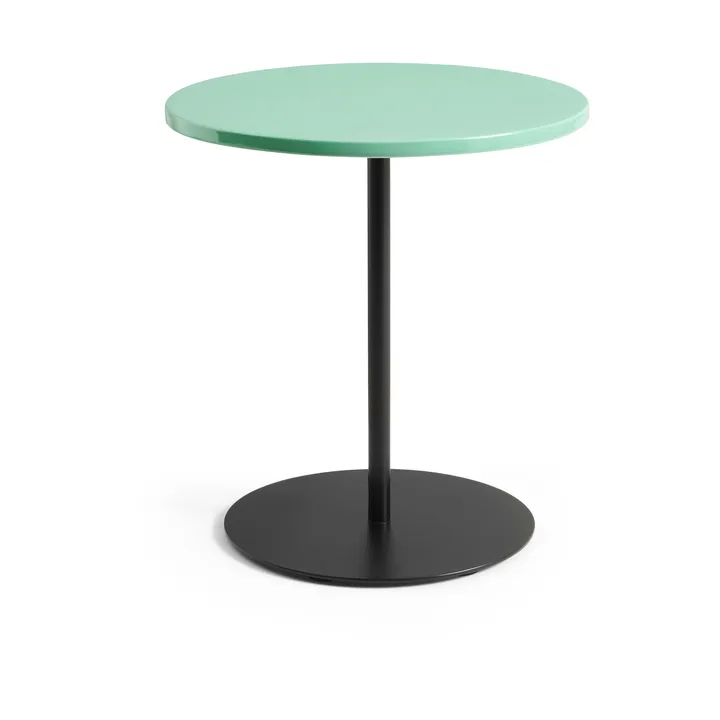 Pyro coffee table Ø45 cm - Soft jade-black - HAY