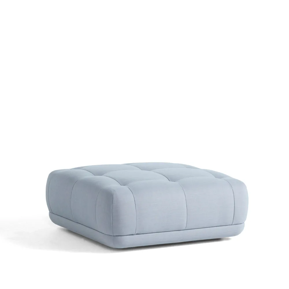 Quilton ottoman, Fabric Atlas 631 blue-grey HAY