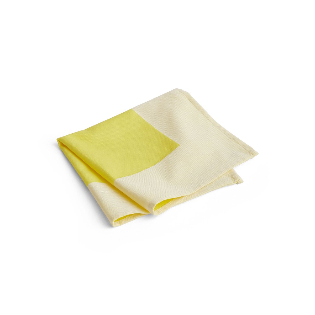 HAY Ram fabric napkin 40x40 cm Yellow | Scandinavian Design | Linen & cotton napkins | Yellow