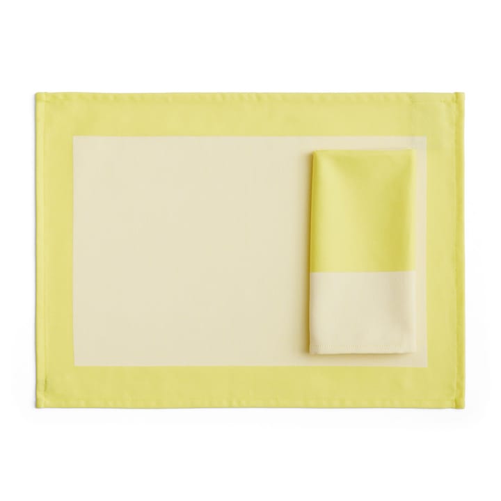 Ram placemat 31x43 cm - Yellow - HAY