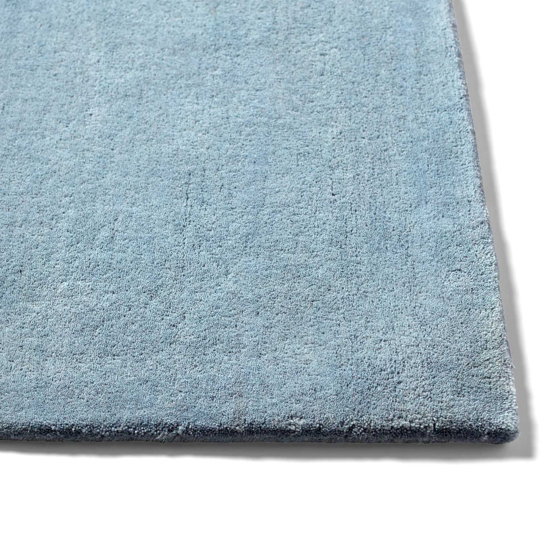 Raw wool rug No 2 170x240 cm, Light-blue HAY