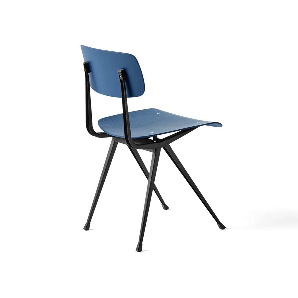 Result chair, Dark blue-black steel frame HAY