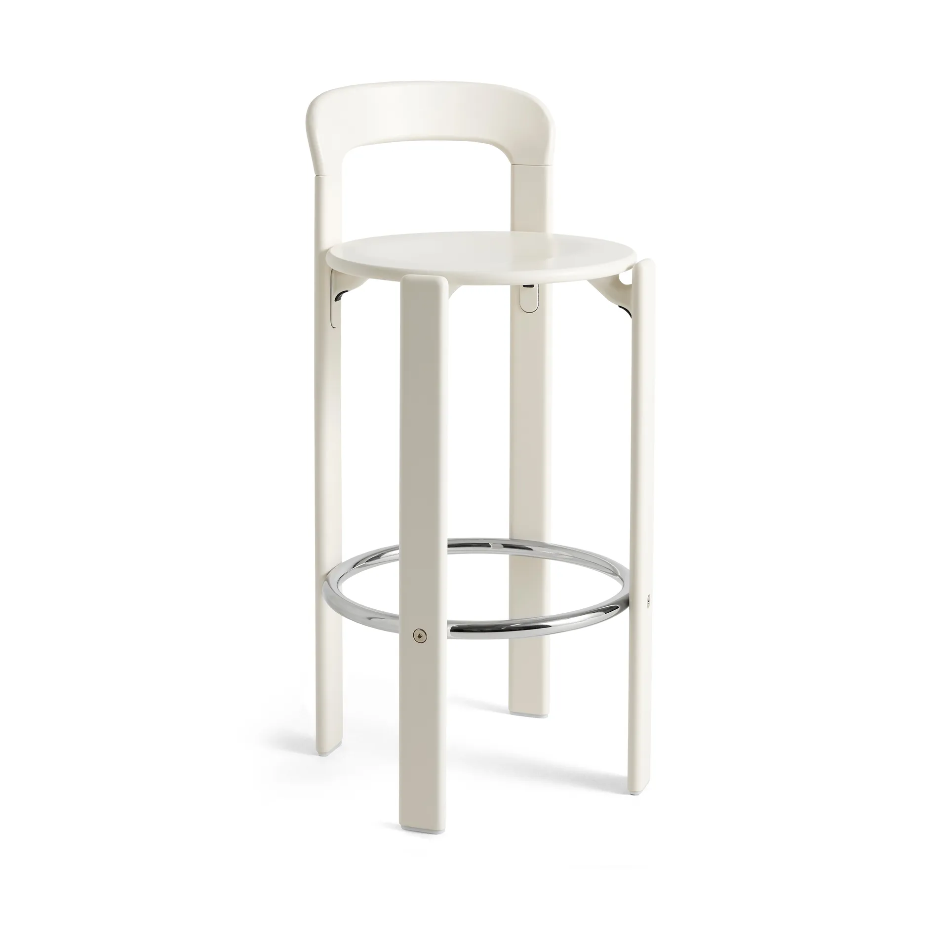 Rey bar stool 75 cm, Cream white HAY