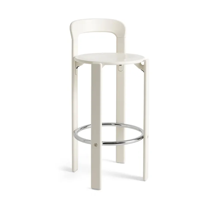 Rey bar stool 75 cm - Cream white - HAY