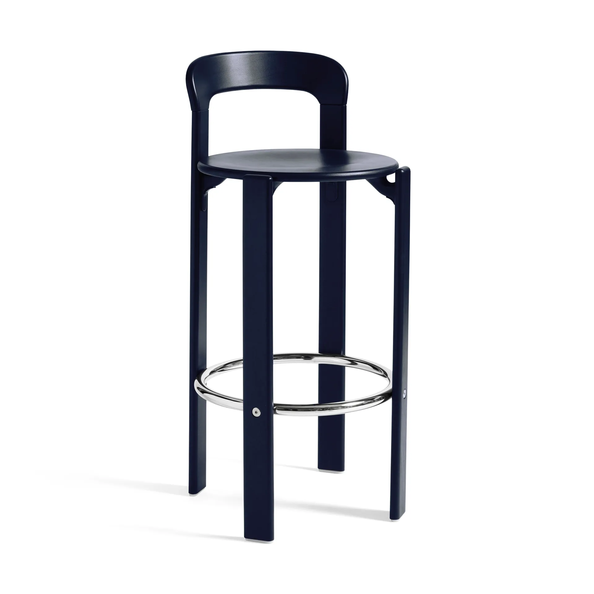 Rey bar stool 75 cm, Deep blue HAY