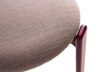Rey bar stool 75 cm - Grape red - HAY