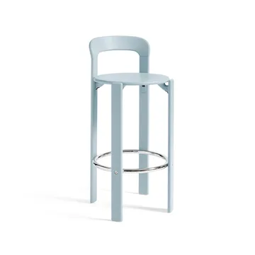 Rey bar stool 75 cm - Slate blue - HAY