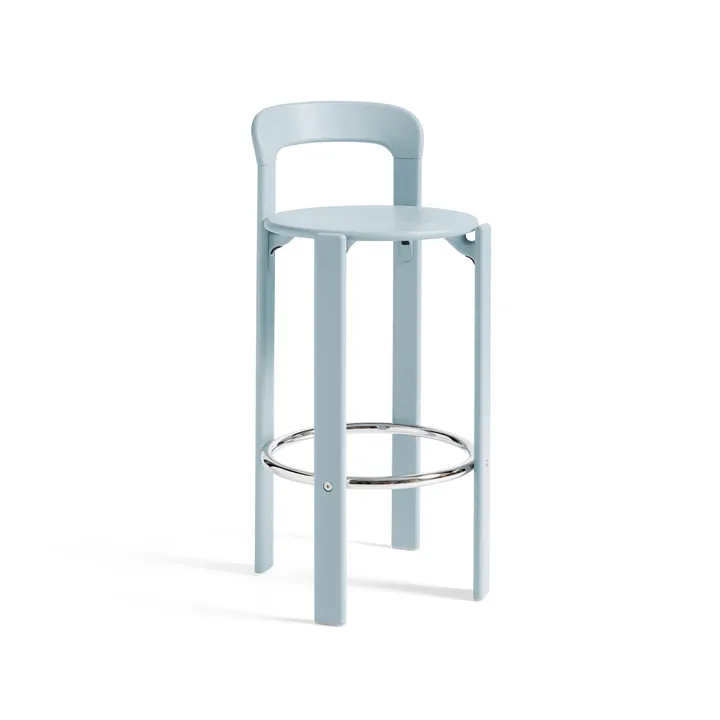 Rey bar stool 75 cm - Slate blue - HAY