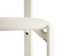 Rey chair upholstered seat - Mode 011-cream white - HAY