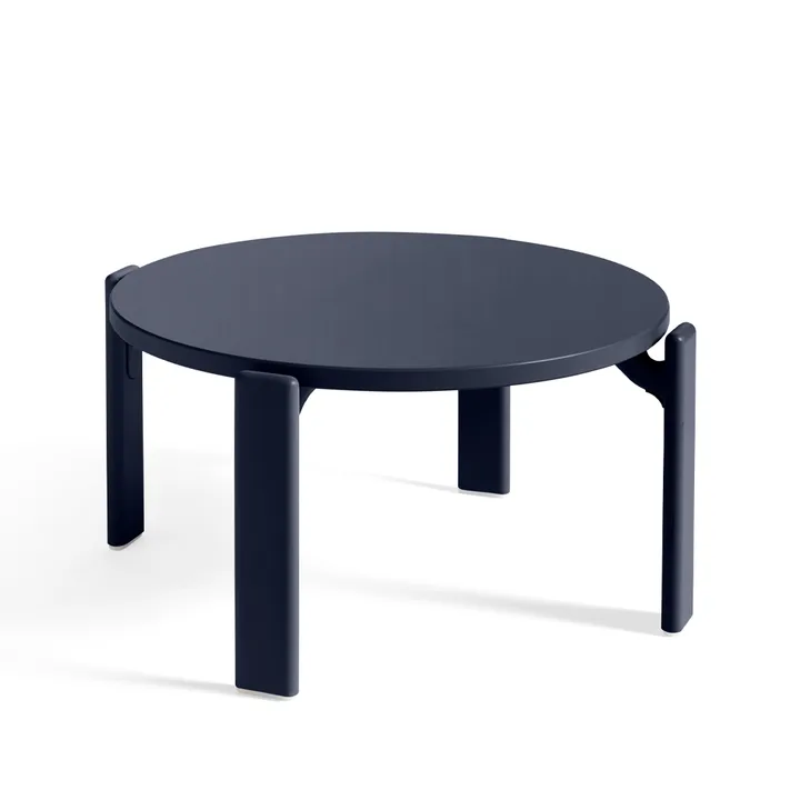 Rey coffee table Ø66,5x32 cm - Deep blue - HAY
