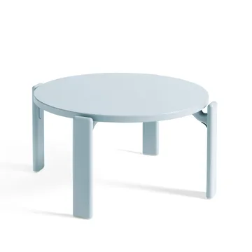 Rey coffee table Ø66,5x32 cm - slate blue - HAY