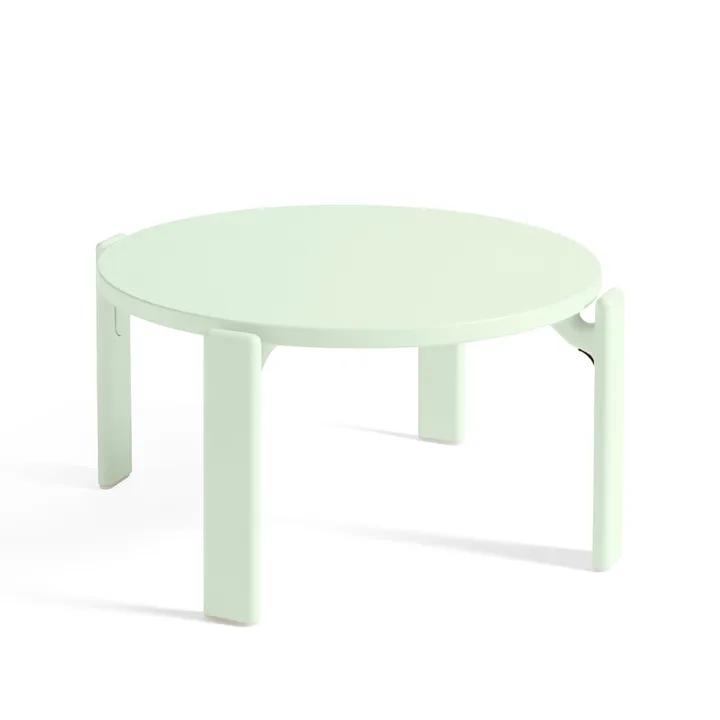 Rey coffee table Ø66,5x32 cm - soft mint - HAY