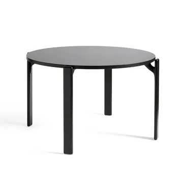 Rey dining table Ø128 cm - deep black - HAY