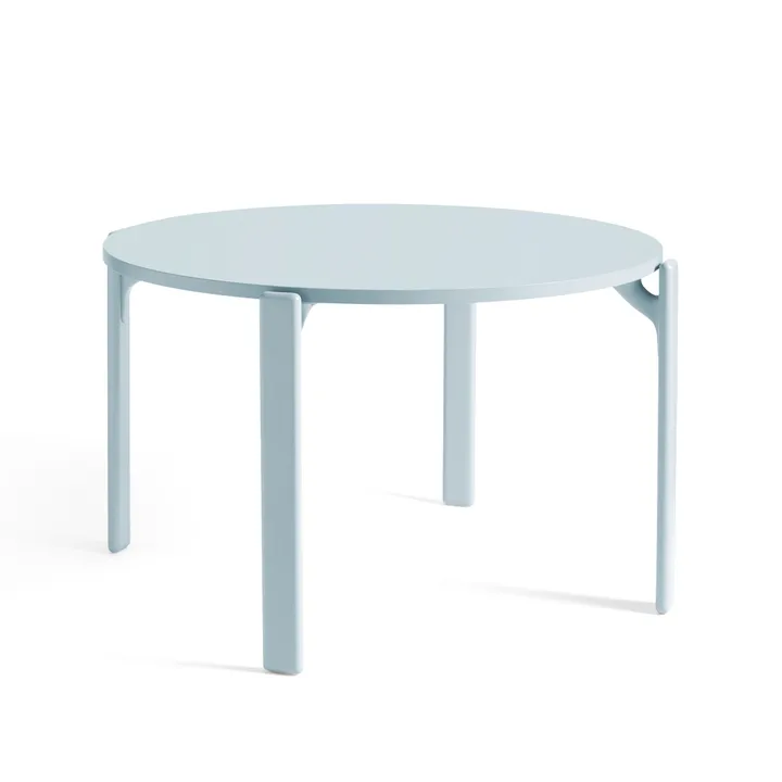 Rey dining table Ø128 cm - Slate blue - HAY