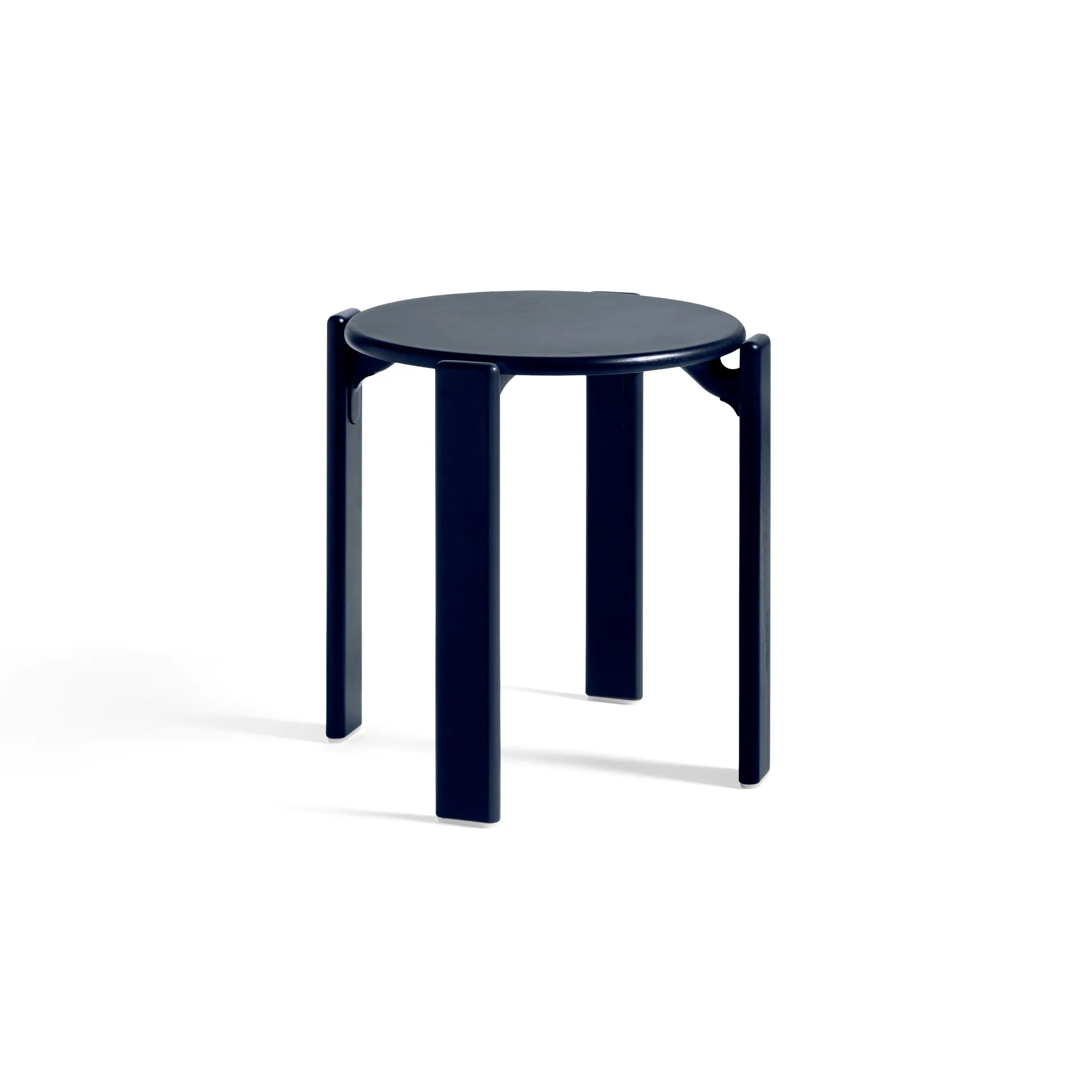 Rey round stool Ø46.5x46 cm, Deep blue HAY