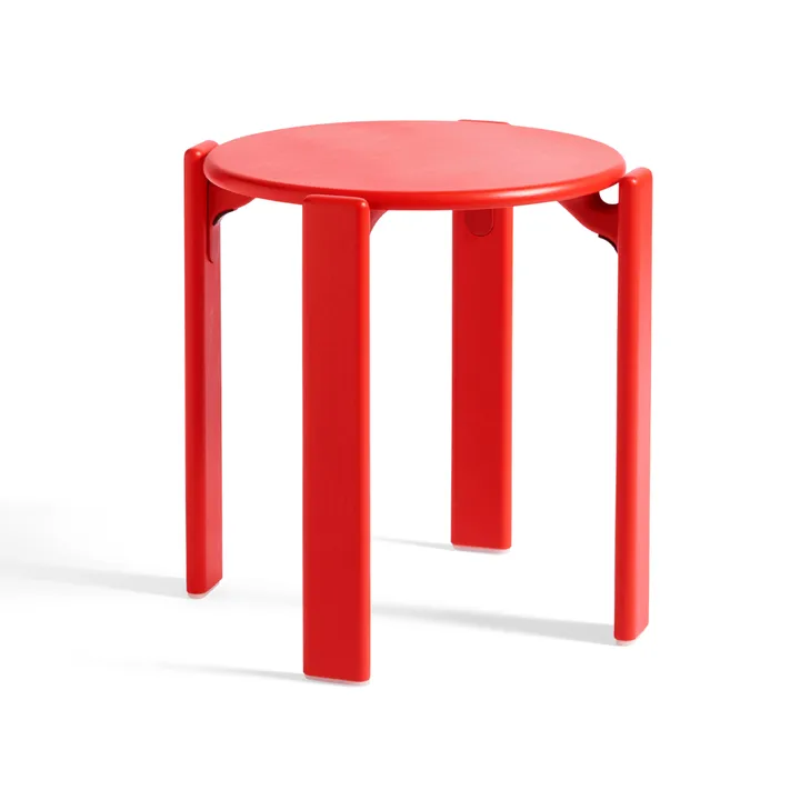Rey round stool Ø46.5x46 cm - Scarlet red - HAY