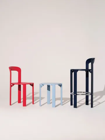 Rey stool Ø46,5x46 cm - Slate blue - HAY