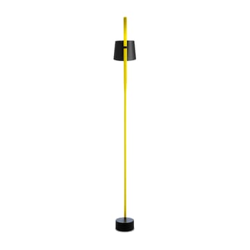 Rope Trick floor lamp - Black-yellow - HAY