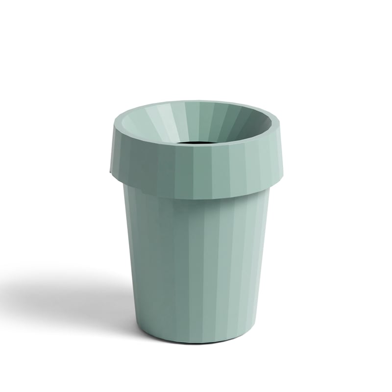 HAY Shade pappersbasket Dusty green, 14 l