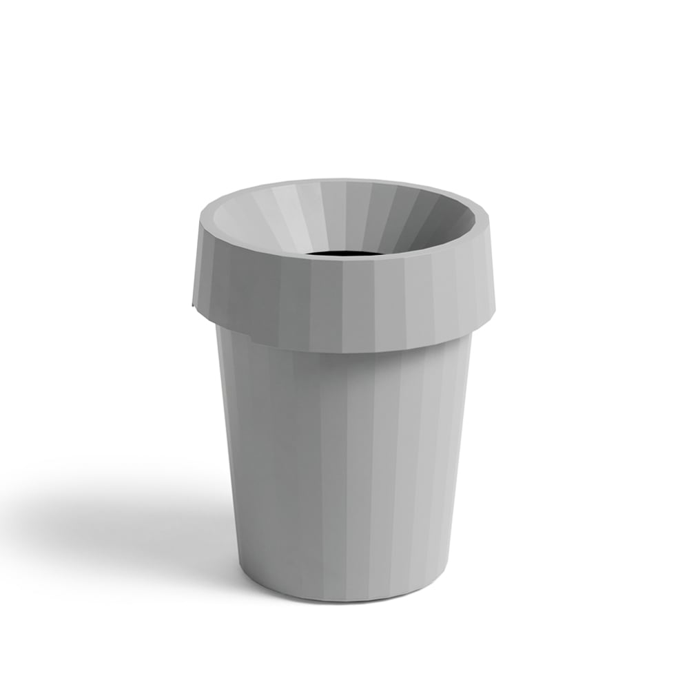 HAY Shade pappersbasket Grey, 14 l | Scandinavian Design | Waste paper baskets & bins | Grey
