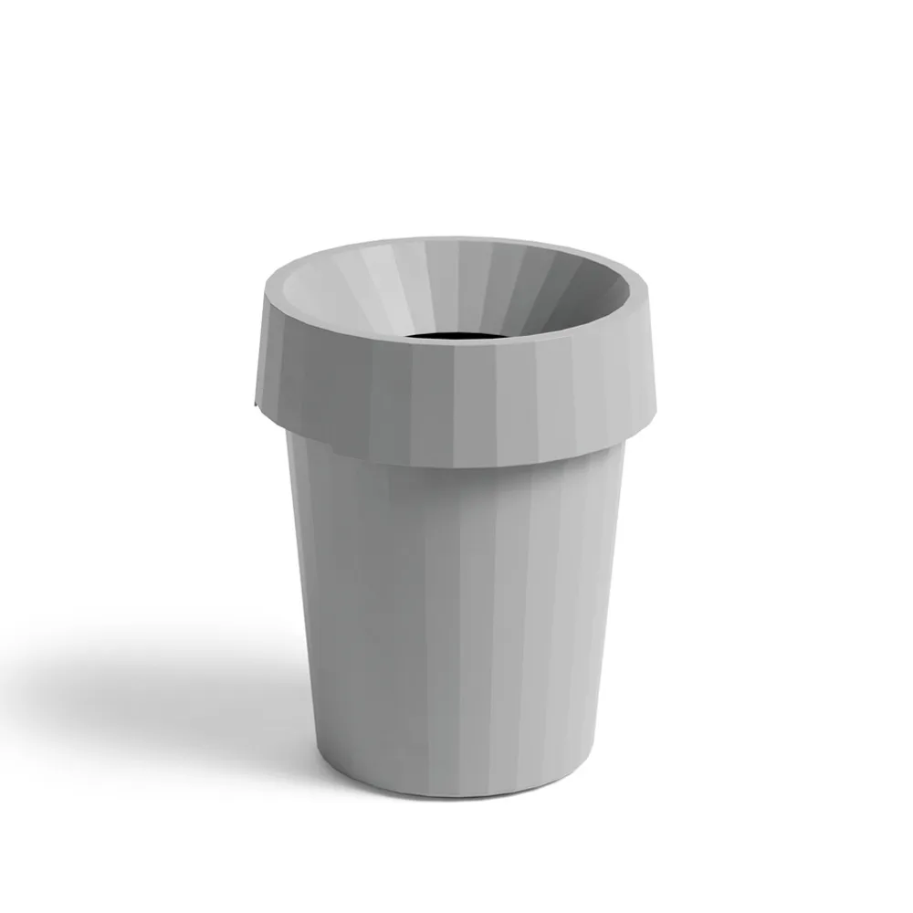 HAY Shade waste bin Grey, 14 l | Scandinavian Design | Waste paper baskets & bins | Grey