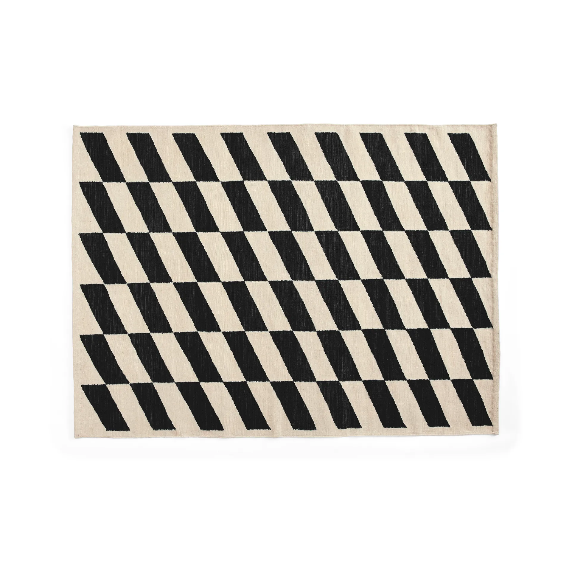 Shift Kelim carpet 140x200 cm, Black HAY