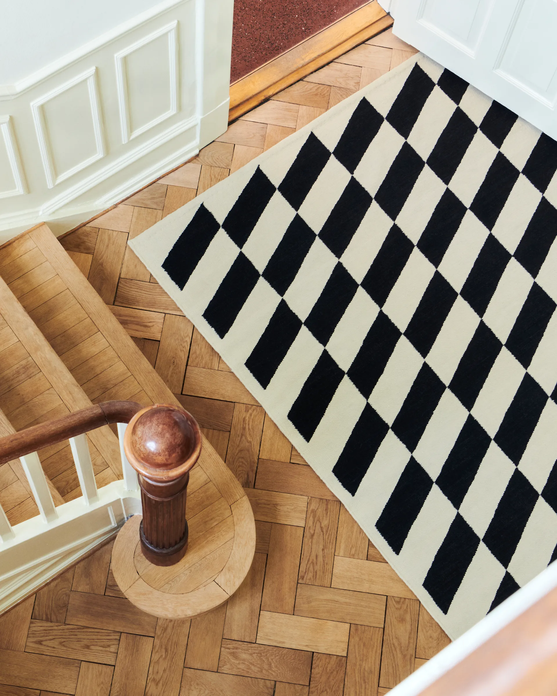 Shift Kelim carpet 170x240 cm, Black HAY