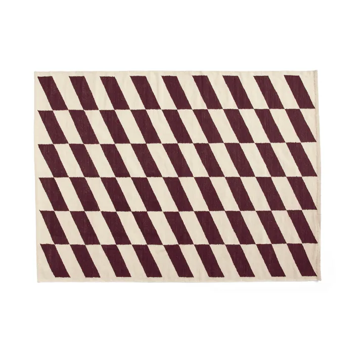 Shift Kelim rug 170x240 cm - Burgundy - HAY