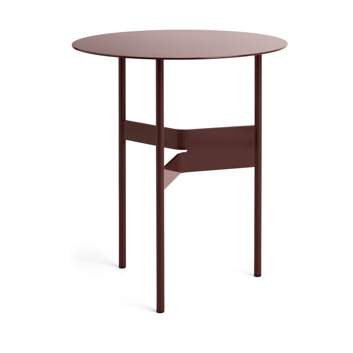HAY Shim coffee table o45 cm Bordeaux | Scandinavian Design | Coffee tables | Red