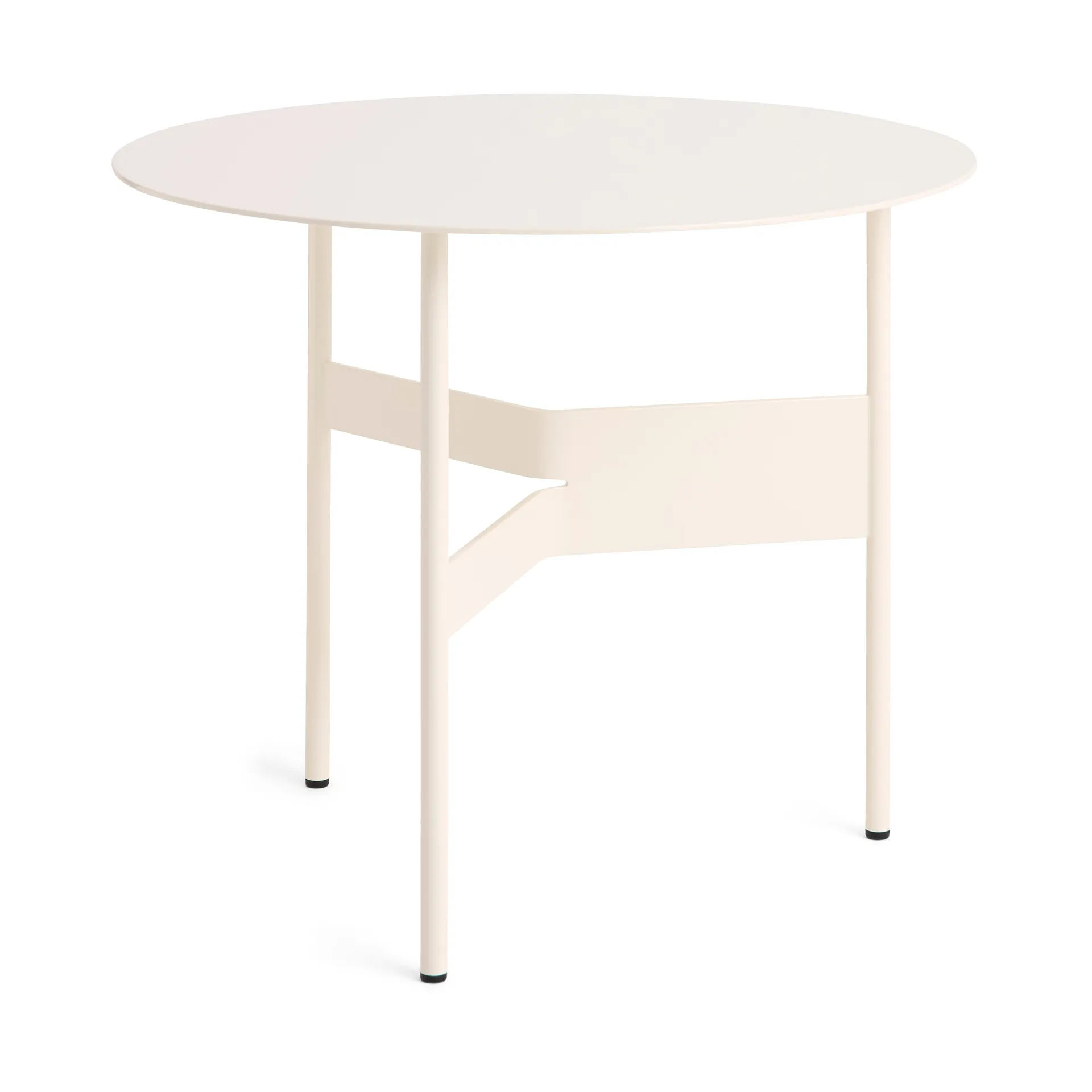 Shim coffee table Ø54 cm, Eggshell HAY