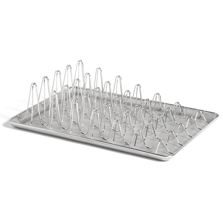 Shortwave dish-drying rack - stainless steel - HAY