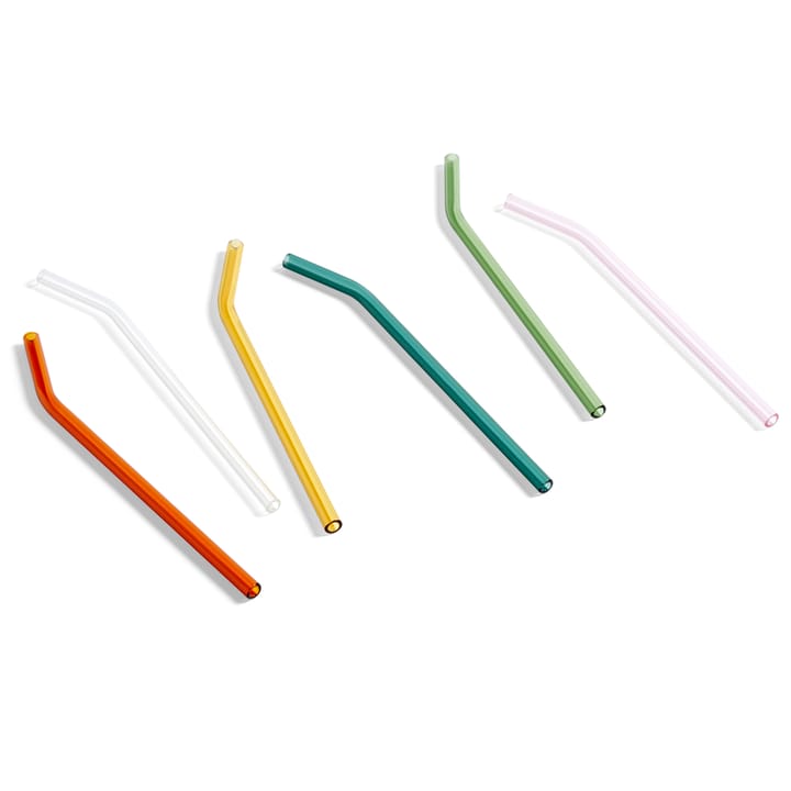 Sip Smooth straw 6-pack - multi - HAY