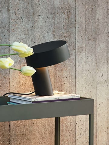 Slant table lamp - Soft Black - HAY